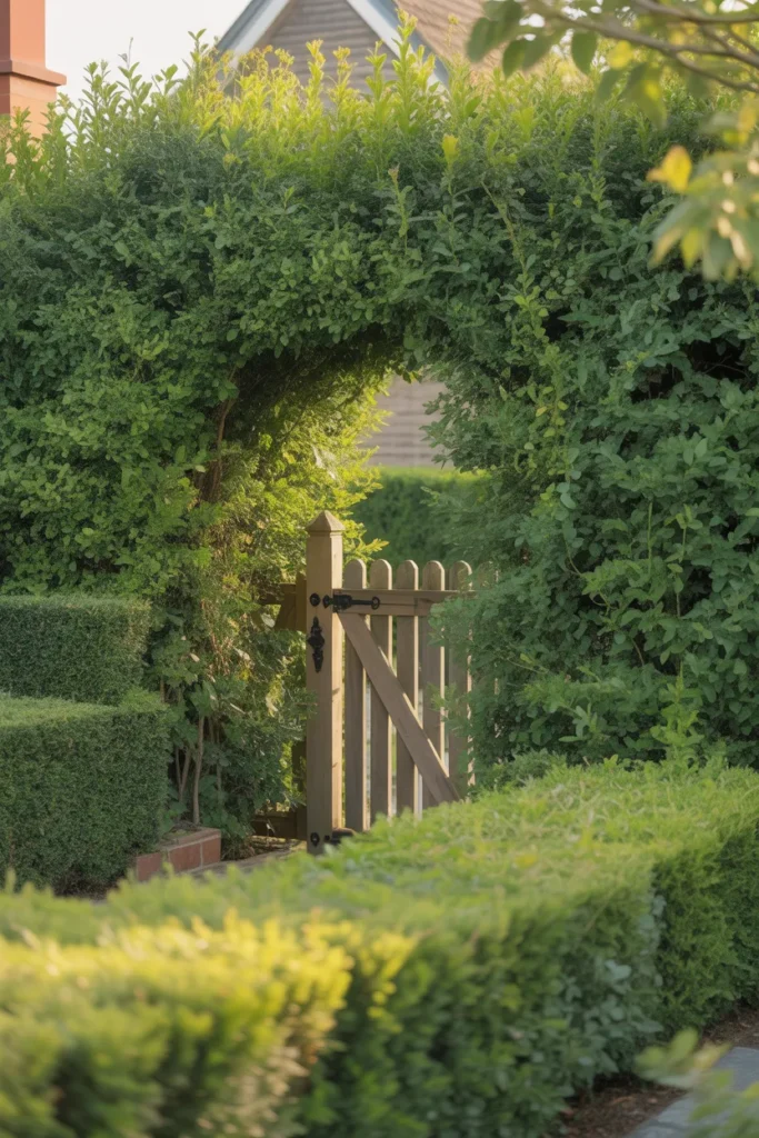 14-DIY Living Hedge Privacy Fence