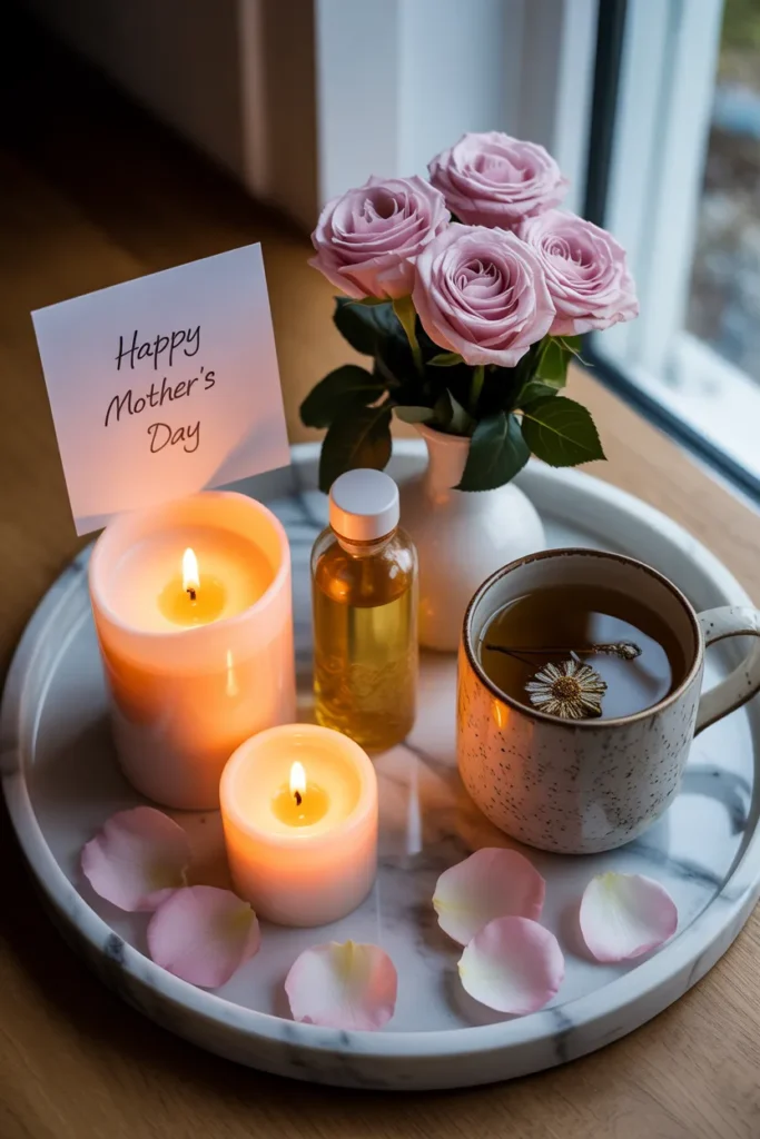 14-Mother's Day Candle and Spa Decoration