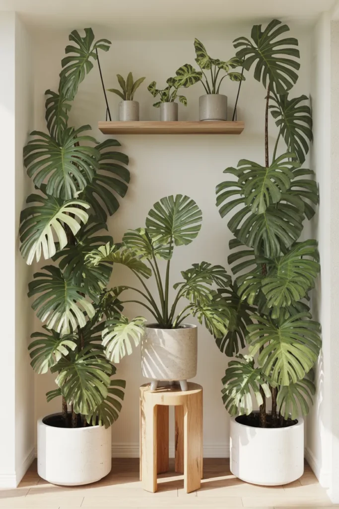 16-Statement Monstera Wall Display
