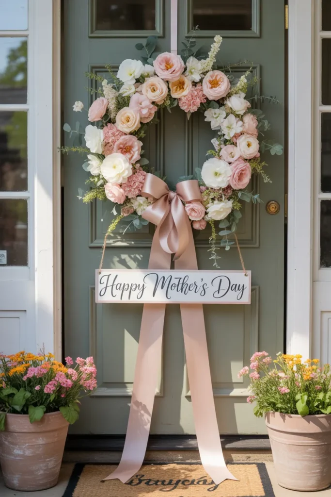2-Mother's Day Front Door Decoratio