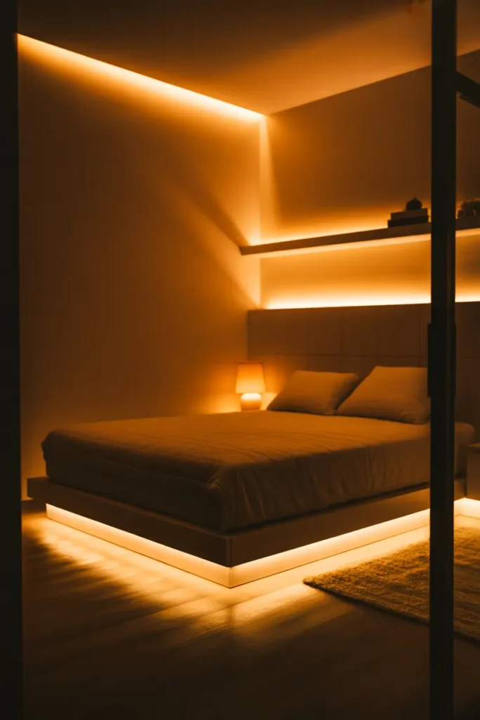 3-LED Strip Bedroom Lighting