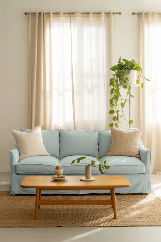 3-Cobalt Blue Sofa Living Room