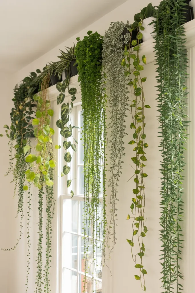 4-Trailing Plant Wall Display