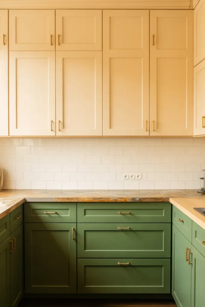4-Two Tone Modern Kitchen Cabinets