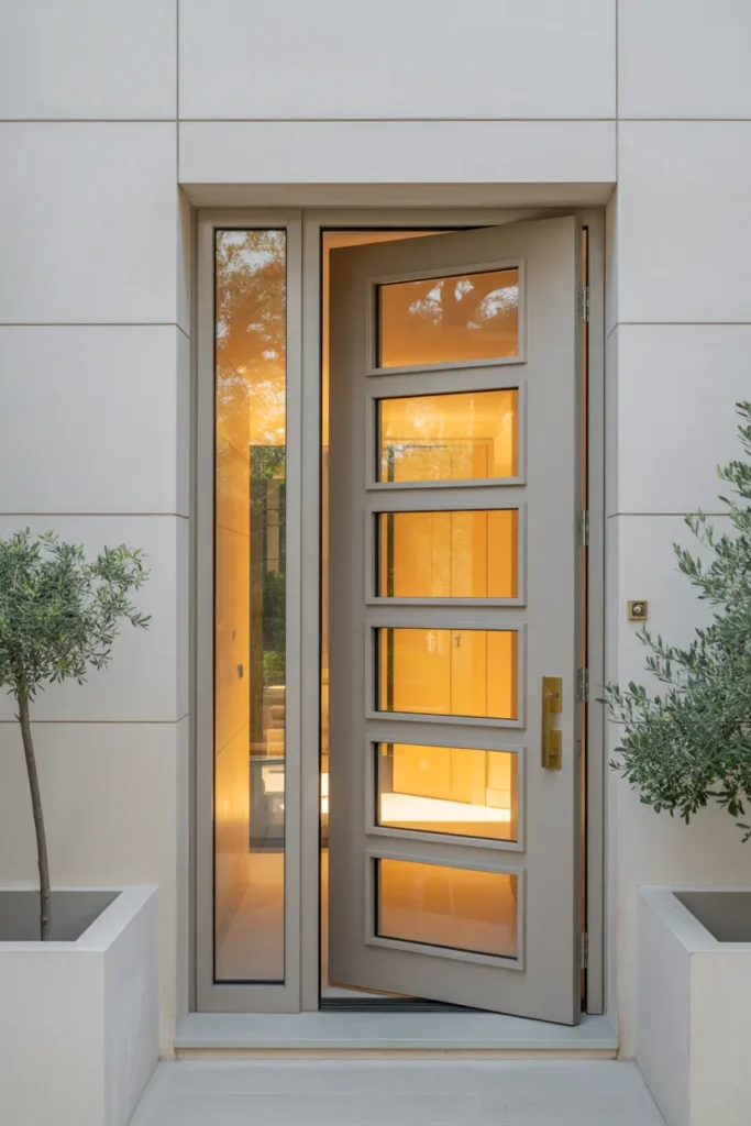 6-Glass Panel Front Door Exterior
