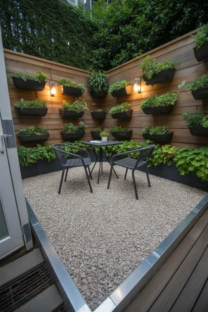 6-Small Backyard Gravel Patio