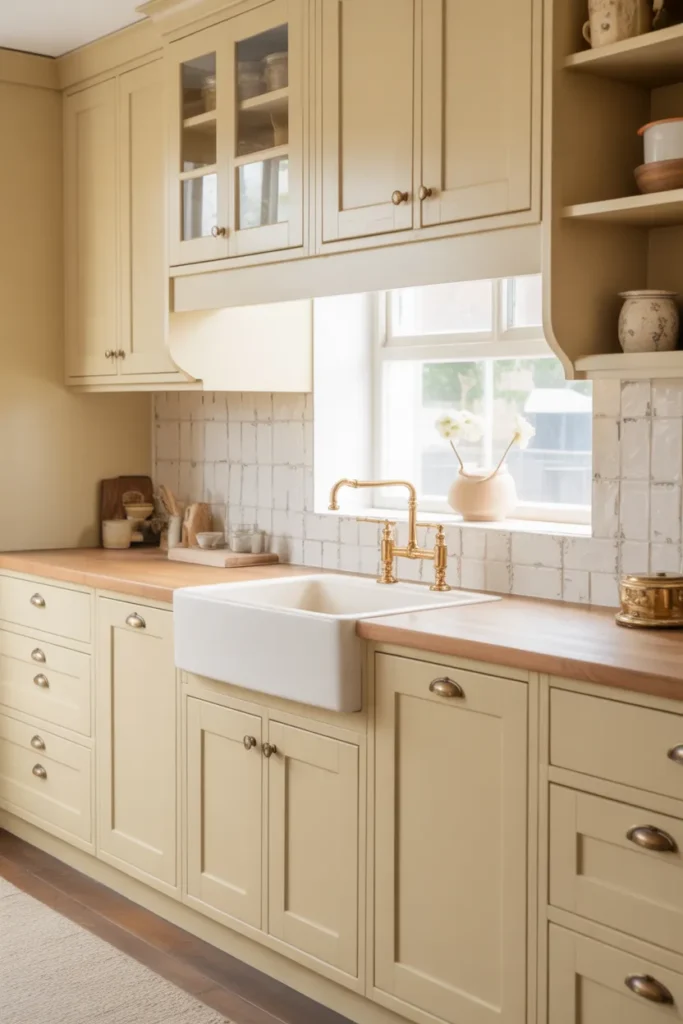 7-Cream Shaker Modern Kitchen Cabinets