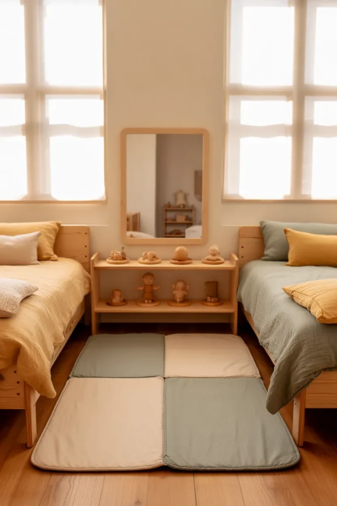 7-Montessori Small Shared Bedroom