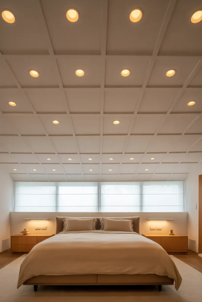7-Recessed Bedroom Ceiling Lighting