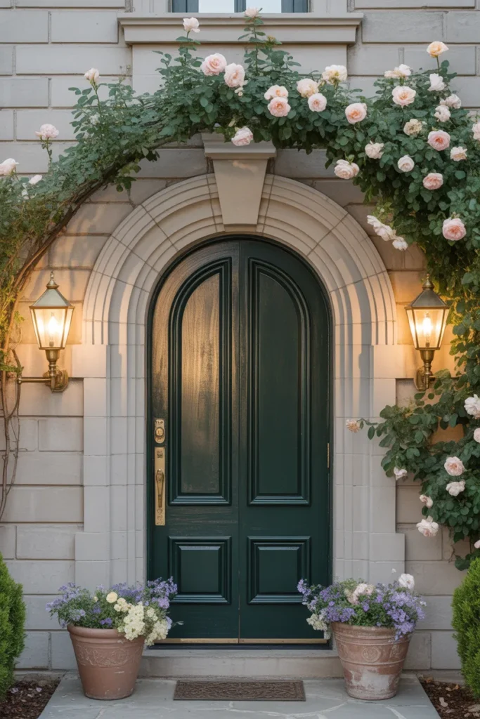 8-Arched Front Door Exterior