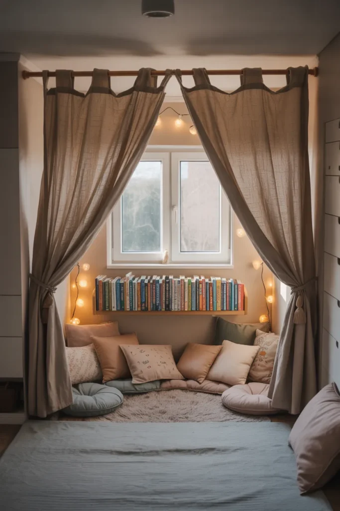 9-Small Children's Bedroom Reading Nook