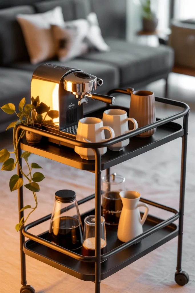 coffee station ideas for small spaces