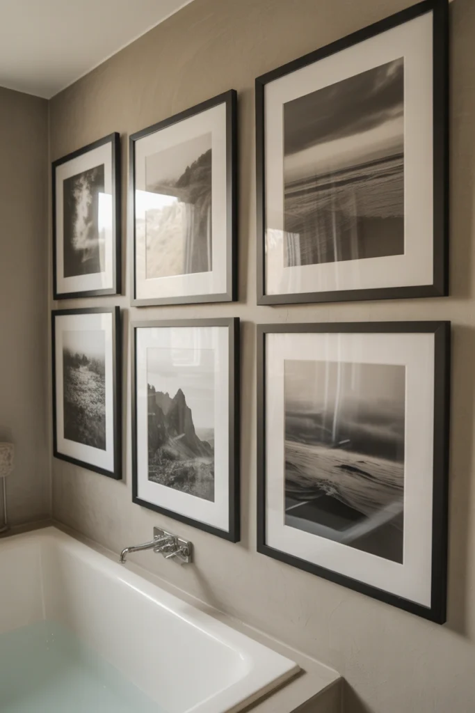 bathroom wall art ideas