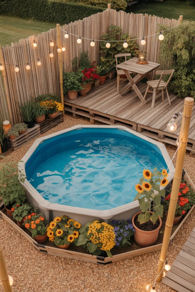 above ground pool landscaping ideas