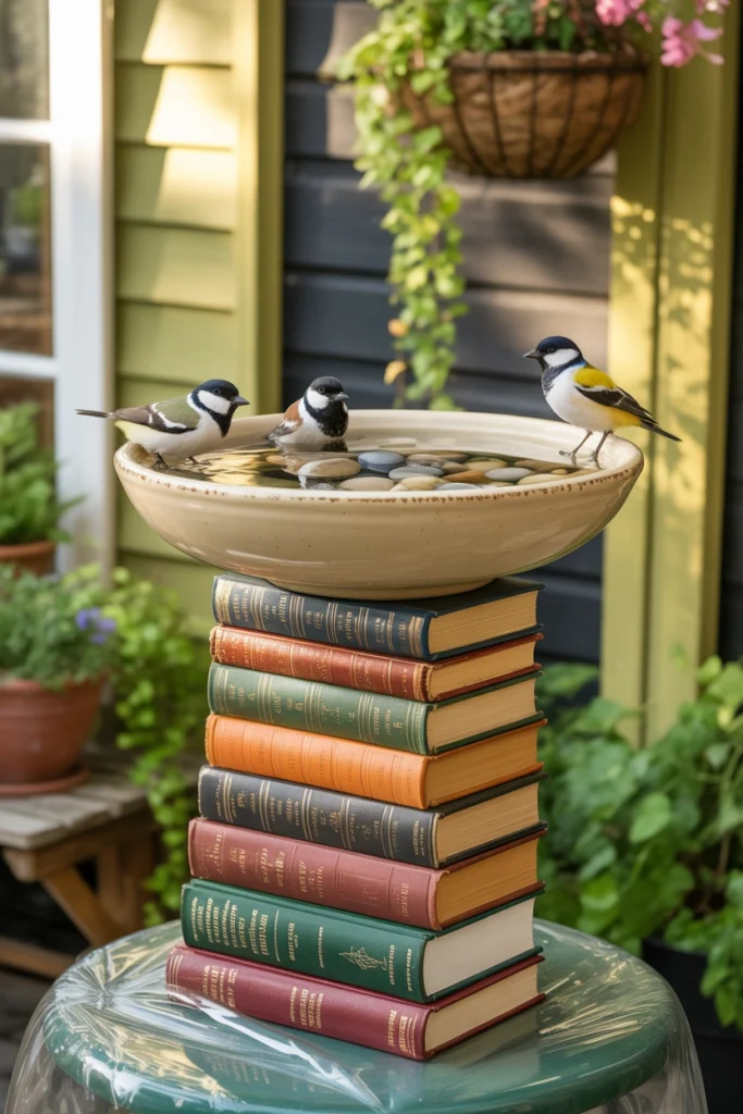DIY bird bath ideas