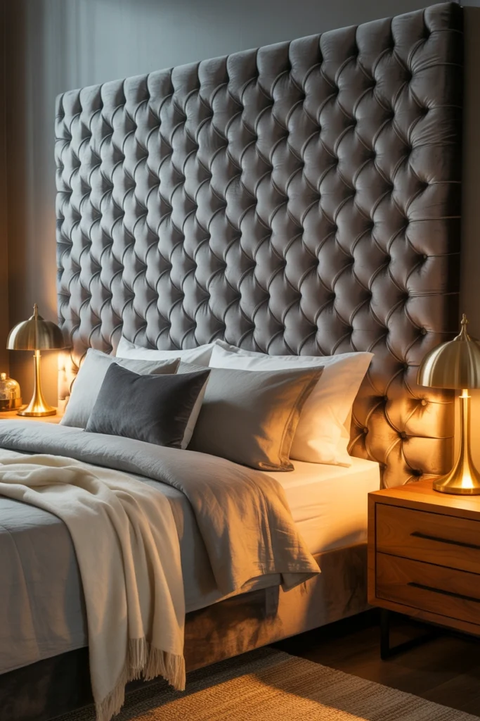 modern velvet headboards