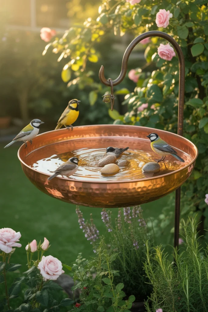 DIY bird bath ideas