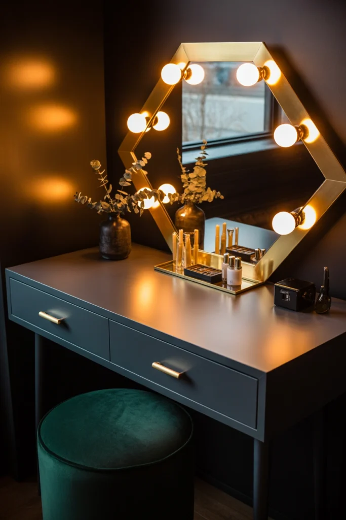 girl vanity ideas for small space