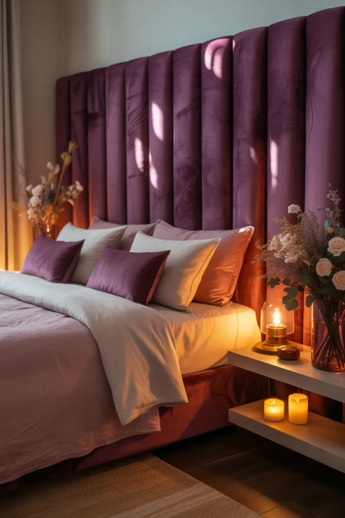 modern velvet headboards