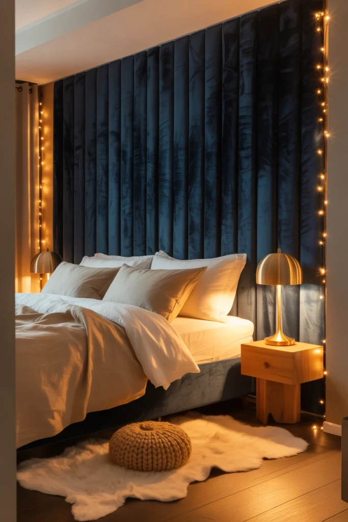 modern velvet headboards