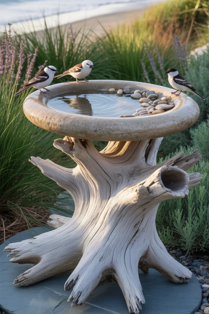 DIY bird bath ideas