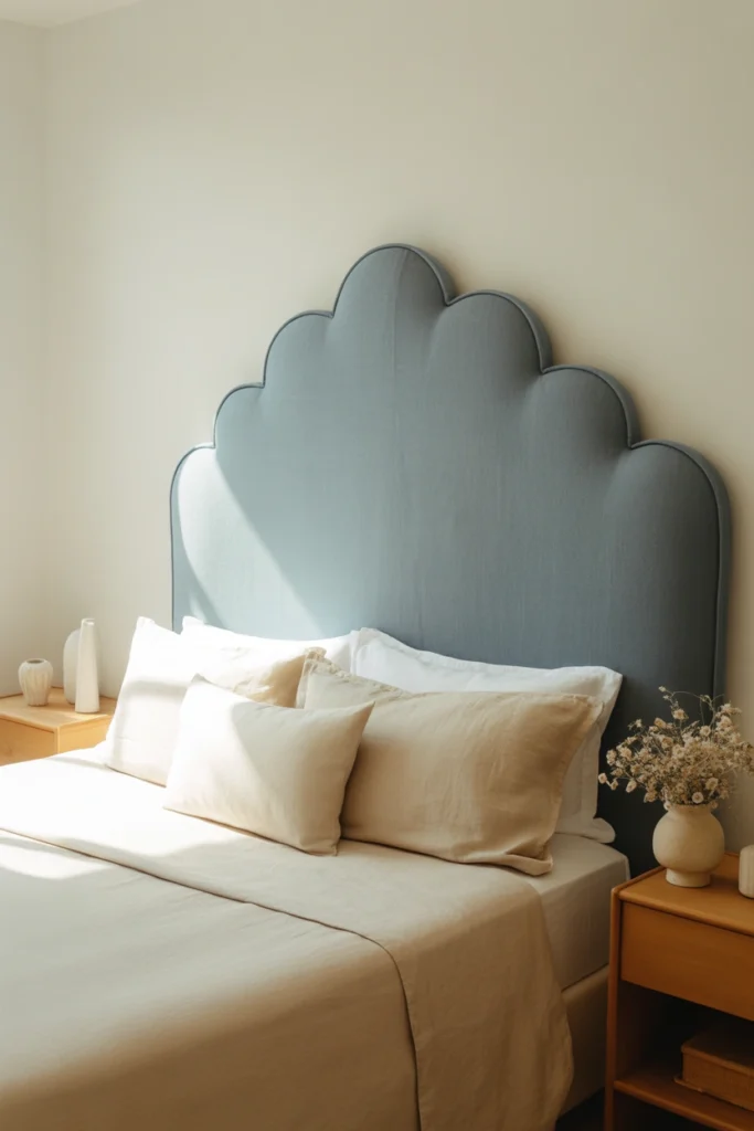 scalloped bed headboards