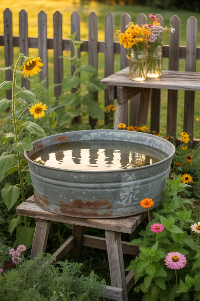 bird bath garden ideas