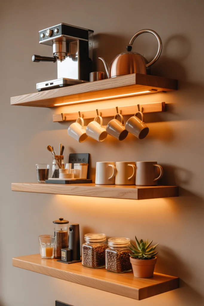 coffee station ideas for small spaces