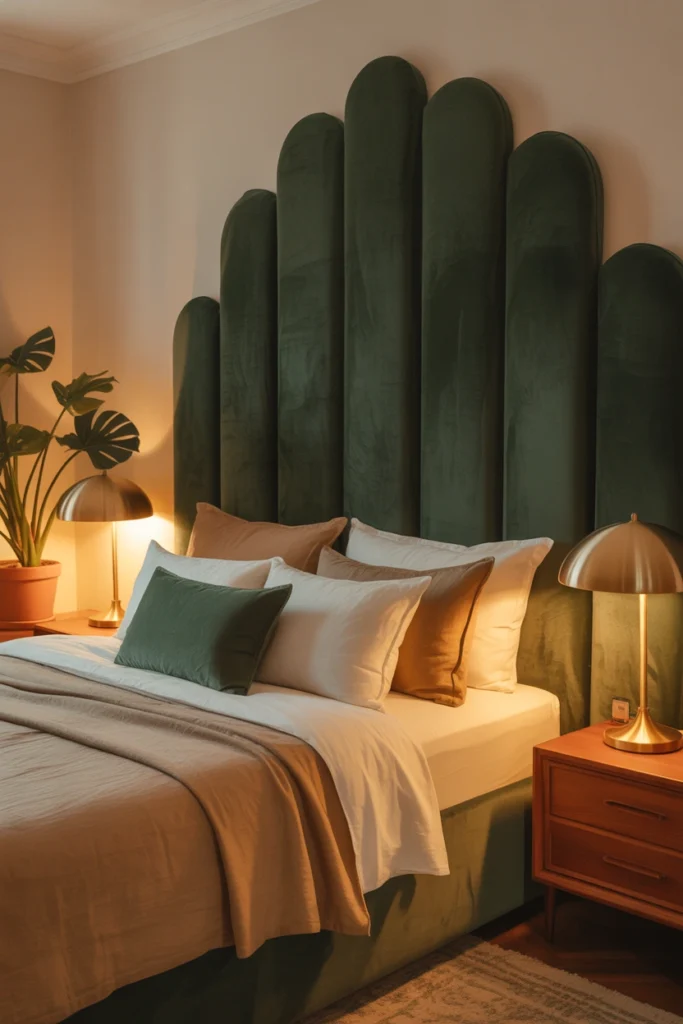 scalloped bed headboards