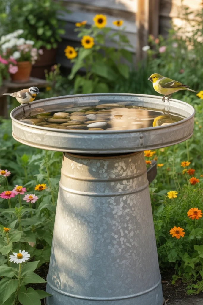 DIY bird bath ideas