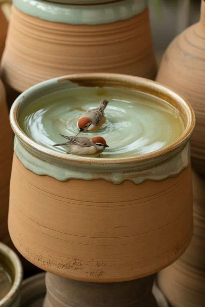 bird bath bowl