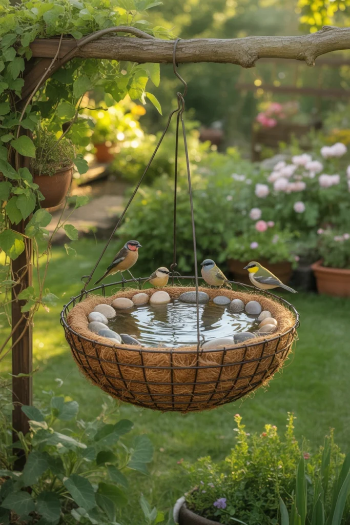 DIY bird bath ideas