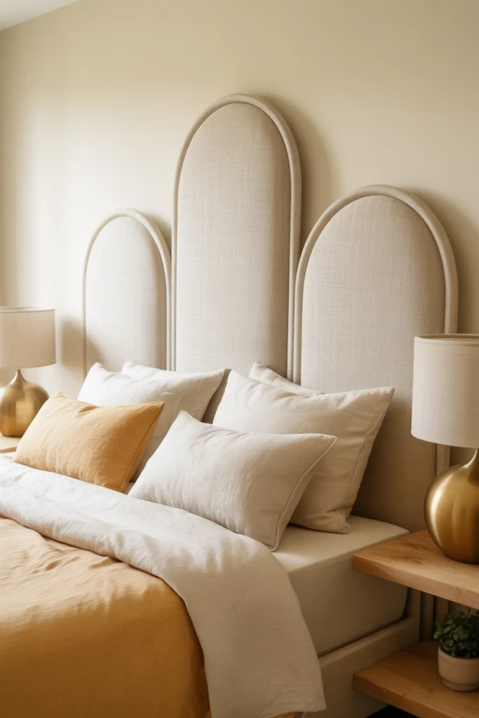 scalloped bed headboards