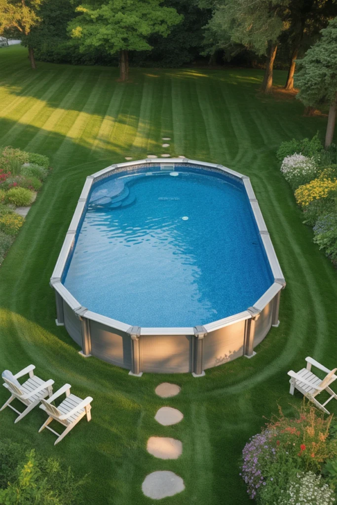 above ground pool landscaping ideas