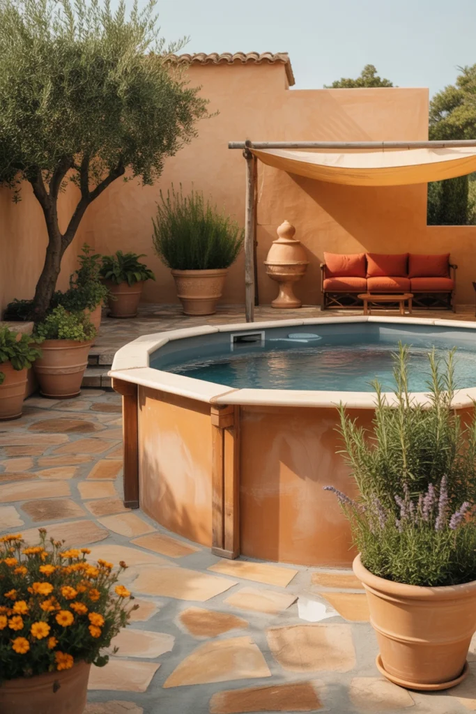 above ground pool landscaping ideas