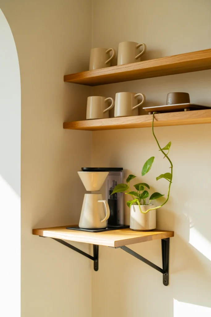 coffee station ideas for small spaces