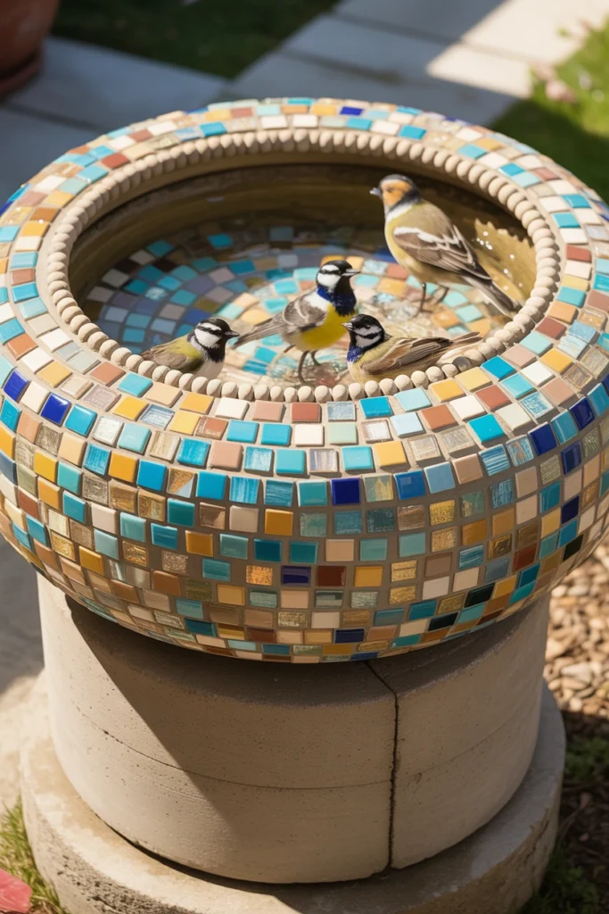 DIY bird bath ideas