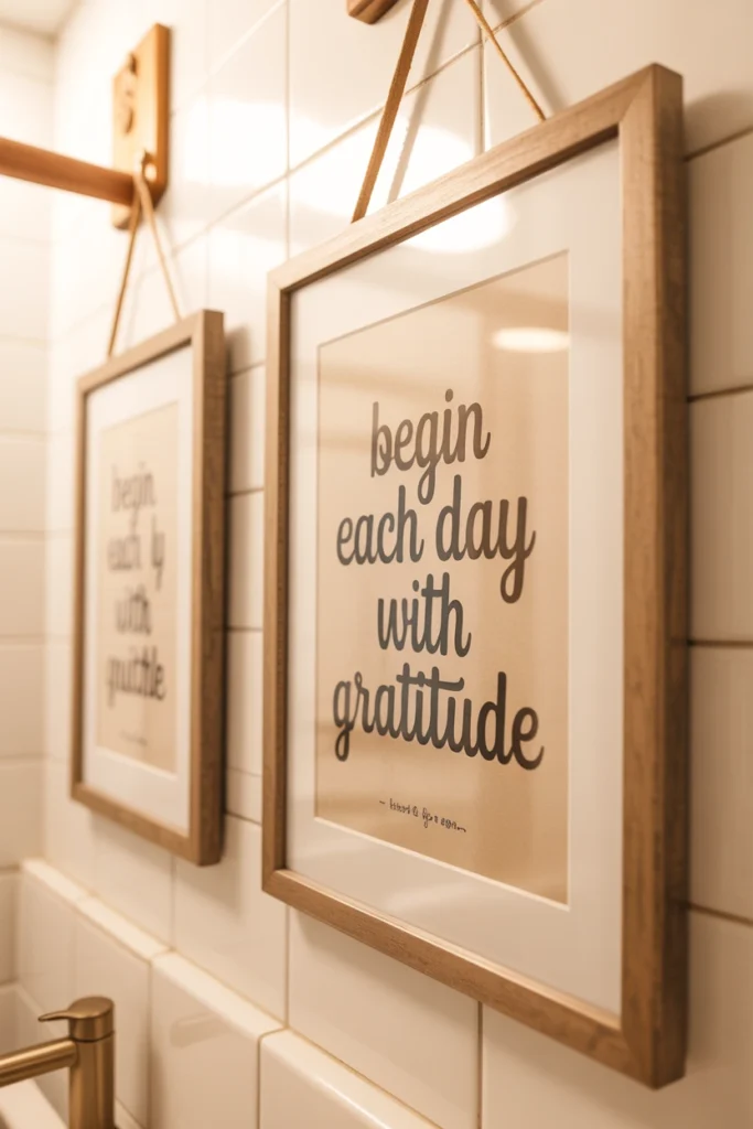 bathroom wall art ideas