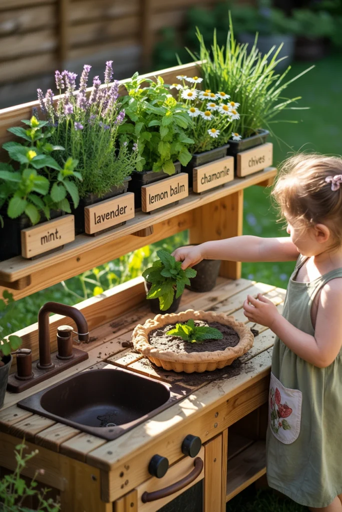 how to build a mud kitchen