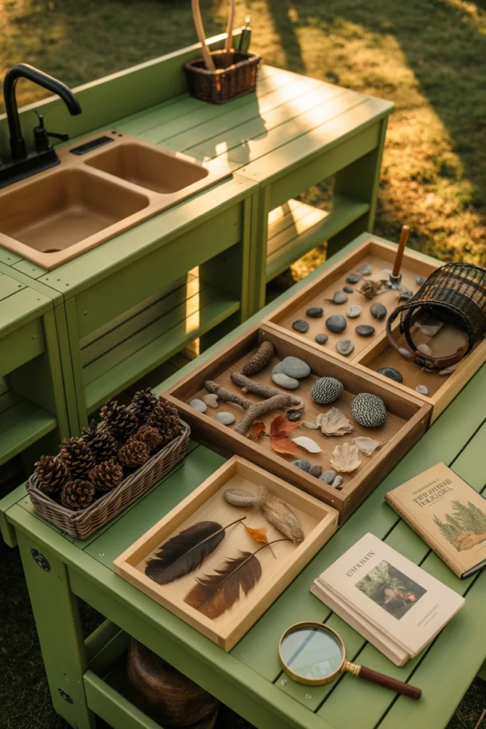 how to build a mud kitchen