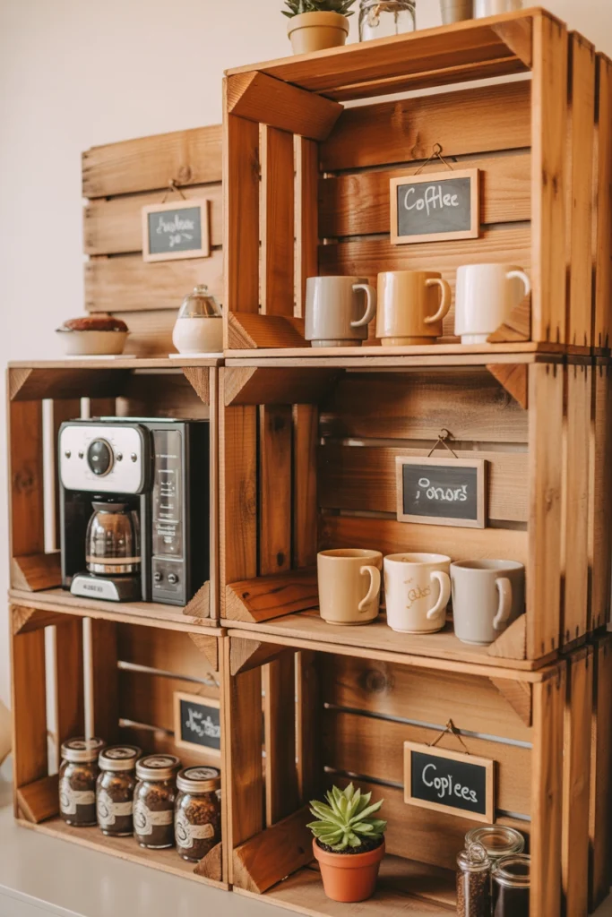 coffee station ideas for small spaces
