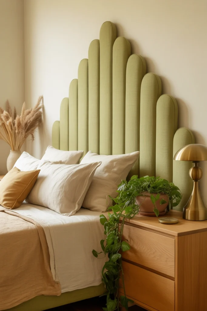scalloped bed headboards