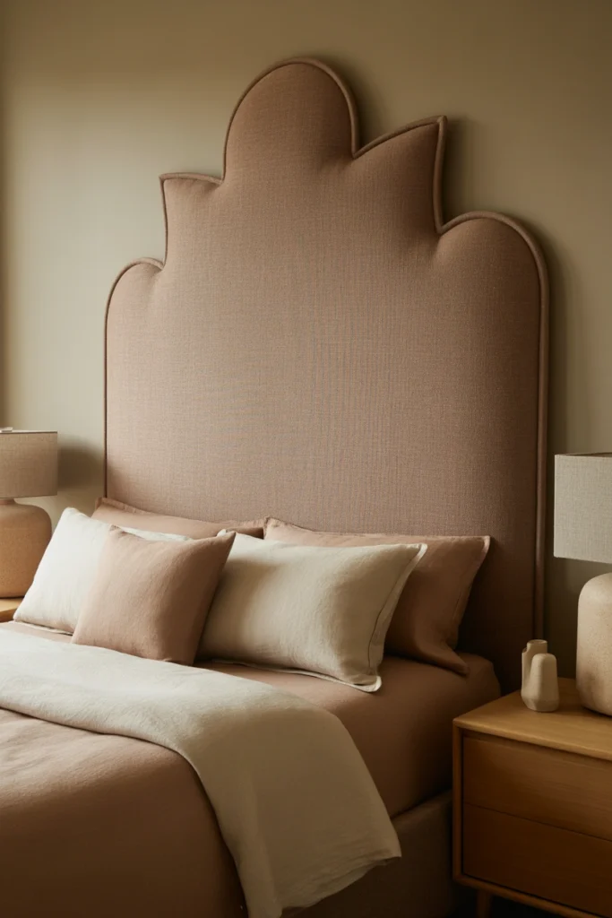 scalloped bed headboards