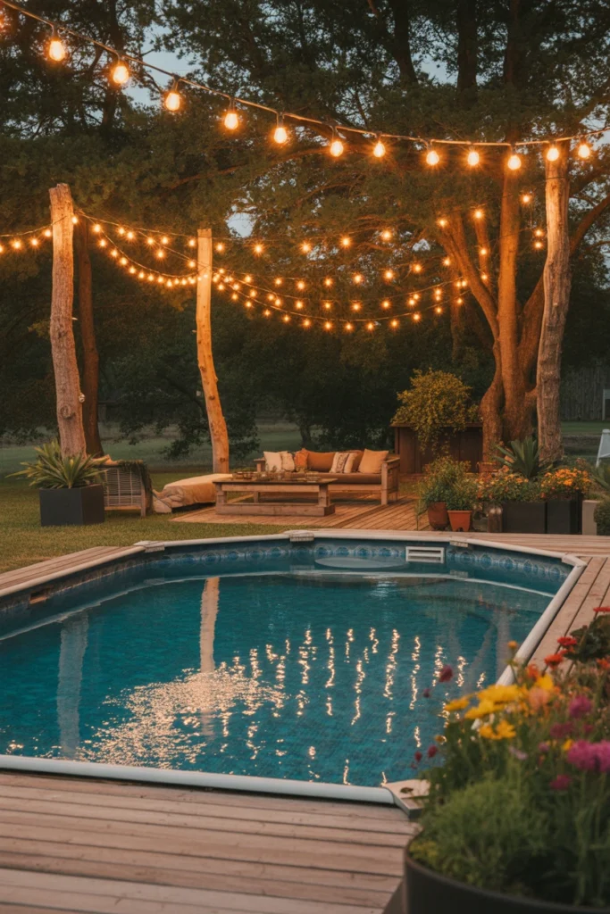 above ground pool landscaping ideas