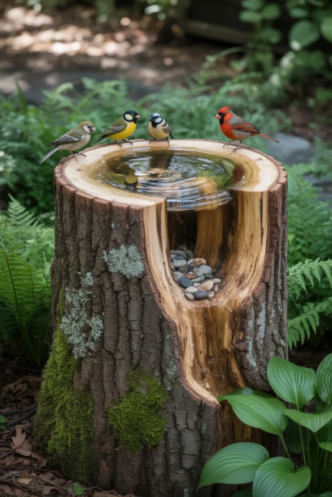 DIY bird bath ideas