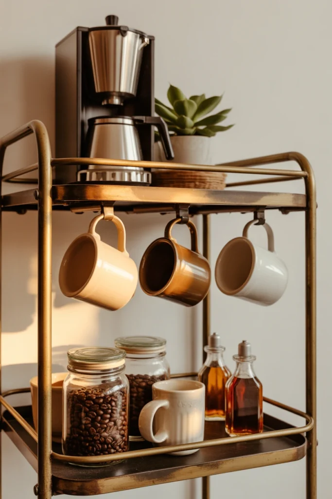 coffee station ideas for small spaces