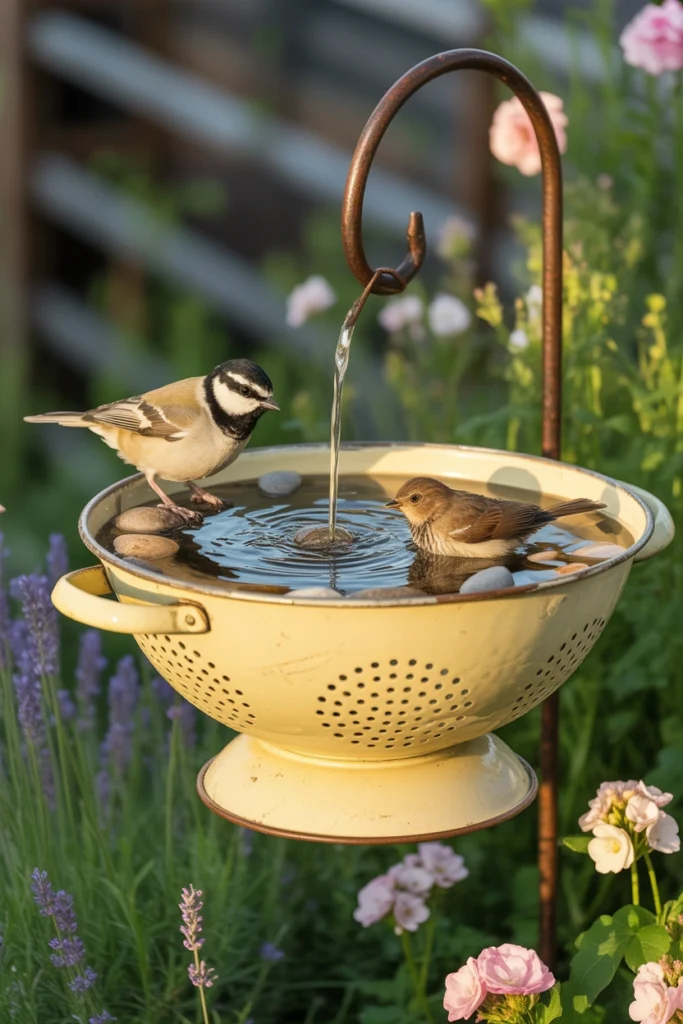 DIY bird bath ideas
