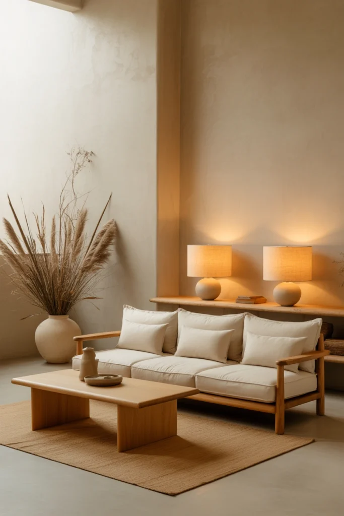 Japandi living room ideas
