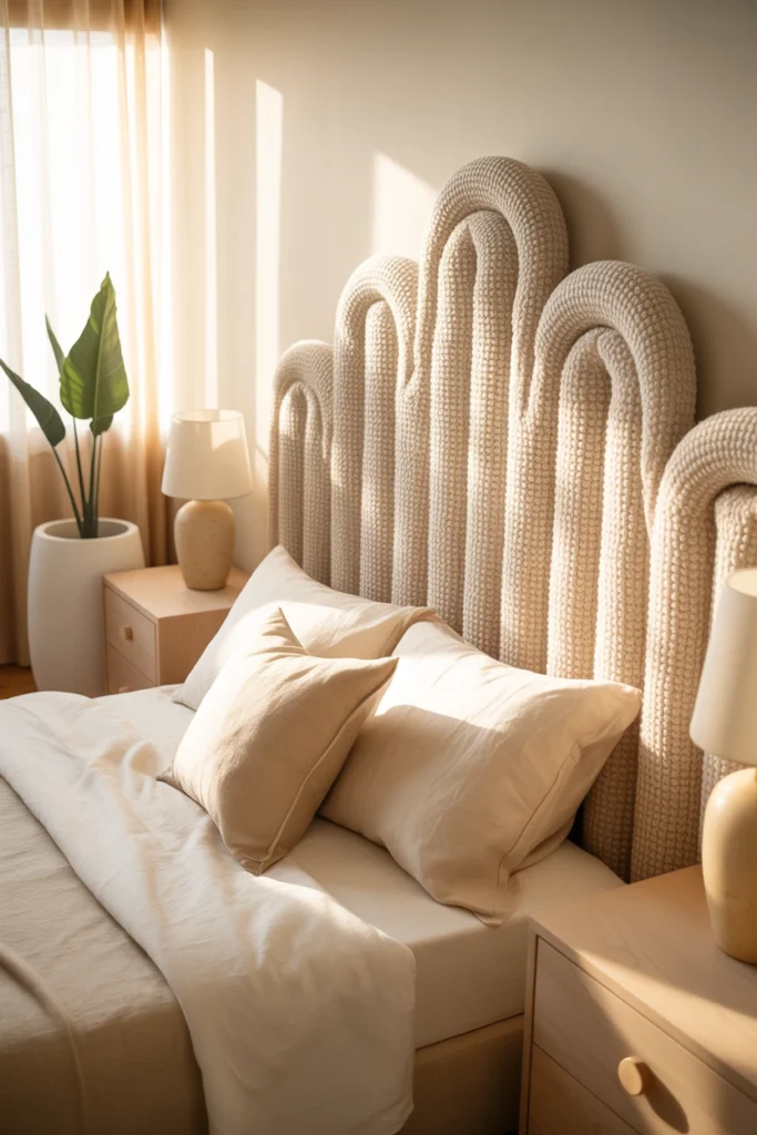 scalloped bed headboards
