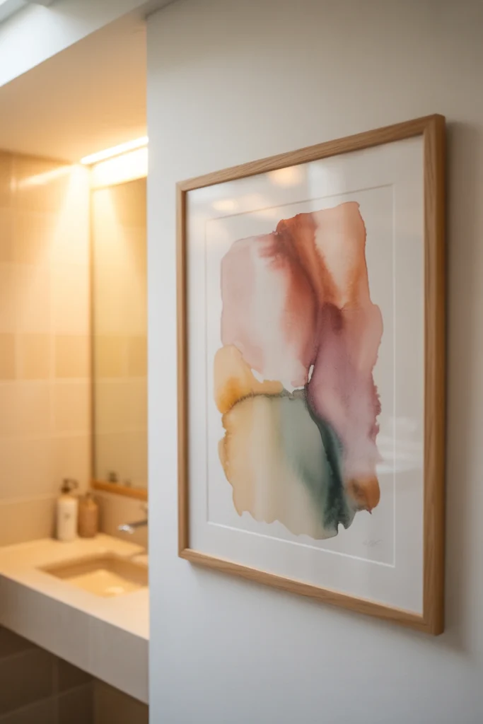 bathroom wall art ideas